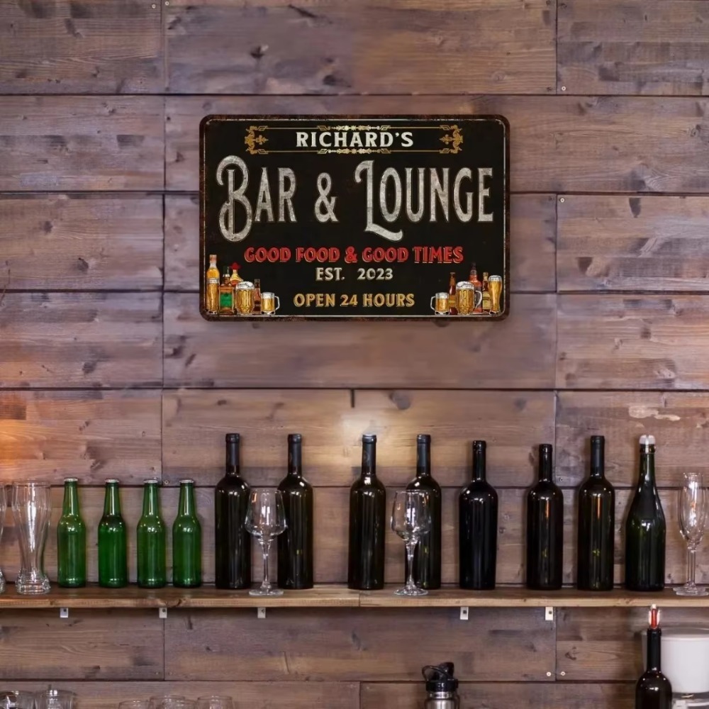 CIFbuy – металлическая настенн – обзор и цена Home Bar Lounge