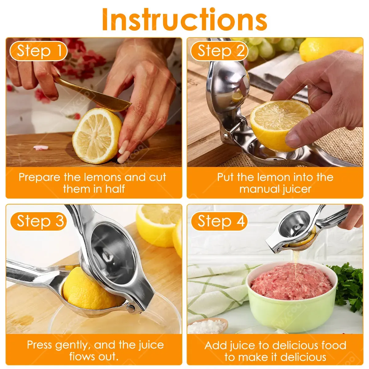Соковыжималка для лимона, кухо – обзор и цена Citrus Juicer Bar